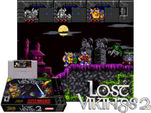 Lost Vikings II, The (E) (M3) Cover